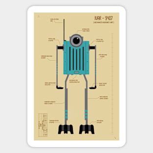 Mechanized Radionics Unit Sticker